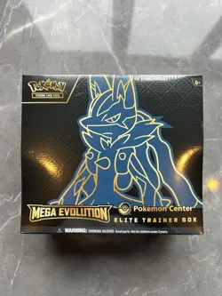 Pokemon Center TCG Mega Evolutions Lucario ETB Brand New Sealed - Image 1