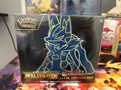 Pokemon Center Mega Evolutions Lucario ETB Brand New Sealed RIP IN SEAL - Image 1