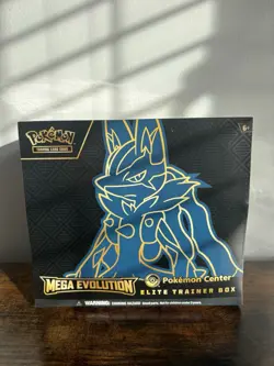 Pokemon Center Lucario Elite Trainer Box ETB Mega Evolutions New/Sealed TCG - Image 1