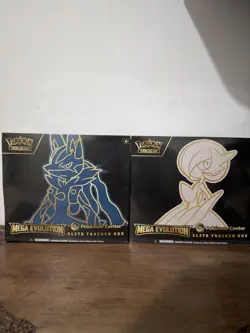 Pokemon Center Mega Evolutions ETB Lucario + Gardevoir BRAND NEW SEALED - Image 2