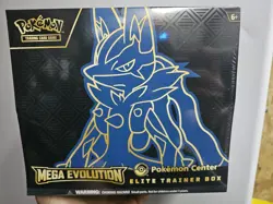 Pokemon Center Lucario Elite Trainer Box ETB Mega Evolutions New/Sealed TCG - Image 1