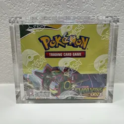Pokemon Sword & Shield Evolving Skies Booster Box 36 Packs SEALED w/ Acrylic - Image 1