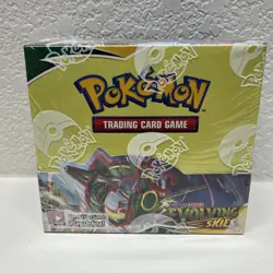 Pokemon Sword & Shield Evolving Skies Booster Box 36 Packs SEALED w/ Acrylic - Image 2