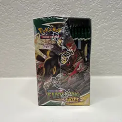Pokemon Sword & Shield Evolving Skies Booster Box 36 Packs SEALED w/ Acrylic - Image 5