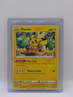 2022 Pokemon Card Lost Origin Pikachu 52/196 - Image 1