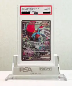 Pokemon card Roaring Moon ex 090/066 SAR Japanese sv4K 2023 Ancient Roar PSA 10 - Image 1