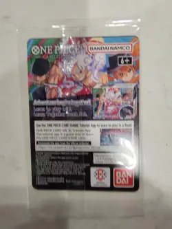 One Piece Monkey D. Luffy US Voyage College Basketball Promo Card Gonzaga SEALED - Image 2