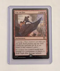 City on Fire - March of the Machine - MOM #135 Mint Near Mint x1 - Image 1