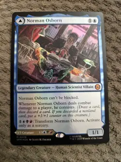Magic the Gathering: Spider-Man #39 Norman Osborn/Green Goblin Foil - Image 2