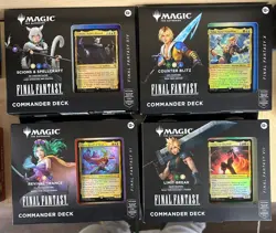 Magic The Gathering Final Fantasy Commander Decks (Set of 4) - Image 1