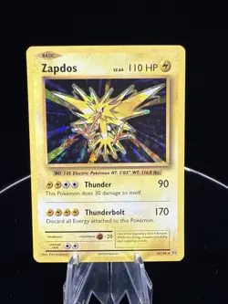 Pokemon XY Evolutions Zapdos 42/108 Holo Rare NM - Image 1