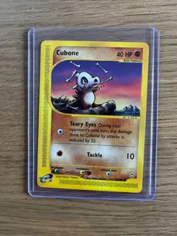 Cubone 72/147 | Aquapolis Set | LP | Non-Holo Common Pokemon Card - Image 1