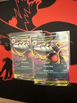 Pokemon - Mega Sharpedo EX 061/094 Double Rare, ME02: Phantasmal Flames, Holo - Image 1
