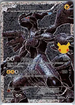 Zekrom 114/114 Celebrations: Classic Collection - Pokemon Card - NM - Image 1
