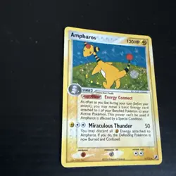 Pokemon EX Unseen Forces Ampharos Holo Card 1/115 Pokemon NM - Pokemon TCG - Image 3