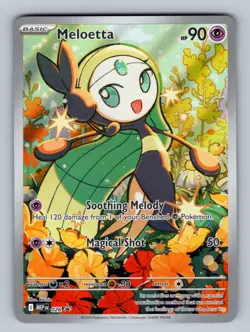Meloetta - 026 Promo Illustration Rare ME: Mega Evolution Promo - NM Pokemon TCG - Image 1