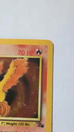 Moltres Pokemon Card Holo WOTC 12/62 Fossil Set Rare Vintage 1999 Original - Image 3