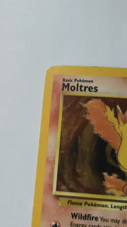 Moltres Pokemon Card Holo WOTC 12/62 Fossil Set Rare Vintage 1999 Original - Image 4