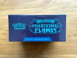 Pokemon TCG: Mega Evolution Phantasmal Flames ETB Elite Trainer Box [NEW] 🔥 - Image 3