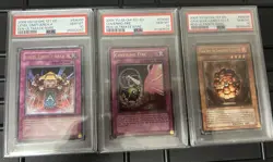 Yu-Gi-Oh! 3X PSA 10 Ultimate Rare 1st Edition LOT - Image 1