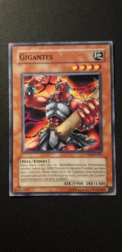 Yu-Gi-Oh! Gigantes, CP04-DE015, Common, 2. Auflage, Deutsch, Near Mint / Back EX - Image 1