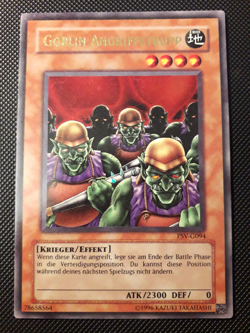 Yu-Gi-Oh! Goblin Angriffstrupp, PSV-G094, Ultra Rare, 2. Auflage, Deutsch, EX - Image 1