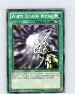Yu-Gi-Oh TCG White Dragon Ritual DPKB-EN032 Unlimited Regular Common Card NM - Image 1