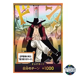 DON !! Card Gold Frame HawkEyes Mihawk ONE PIECE Card Game Japanese - Image 1