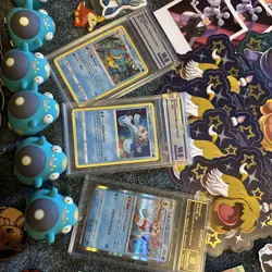 Pokemon HUGE Accessories Lot w/3 Slabs - Image 4