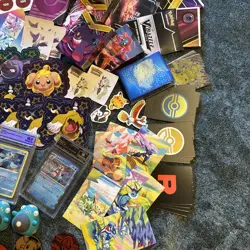 Pokemon HUGE Accessories Lot w/3 Slabs - Image 5