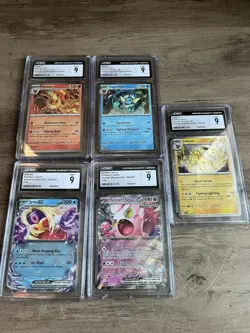 Lot Of 5 CGC 9 Pokemon TCG Slabs - Image 1