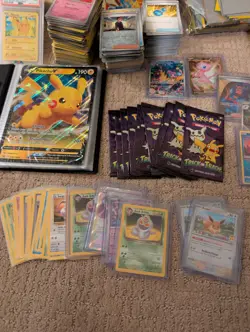 Bulk Pokemon Cards, 2 Slabs, Singles, Sleeves, And More! See Pictures Of The Lot - Image 4