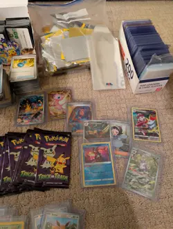 Bulk Pokemon Cards, 2 Slabs, Singles, Sleeves, And More! See Pictures Of The Lot - Image 5