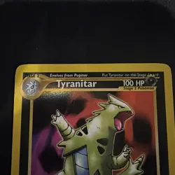 Pokemon Card Tyranitar 31/75 Neo Discovery Non Holo Rare WotC 349💎LP💎 - Image 2
