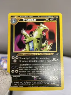 Tyranitar 31/75 Neo Discovery Set Pokemon Card TCG LP - Image 3