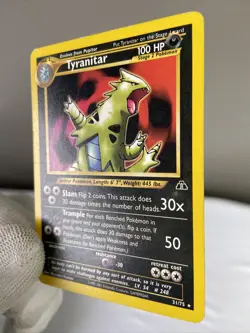 Tyranitar 31/75 Neo Discovery Set Pokemon Card TCG LP - Image 4