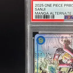 PSA 10 Sanji OP06-119 Manga Alt Art Comic Parallel One Piece Card Japanese 2025 - Image 2