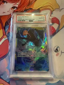One Piece Card Sanji SEC OP06-119 Wings of the Captain PSA 10 - Image 1