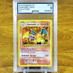 Pokemon XY Evolutions Charizard 11/108 AGS Mint 9 Holo Rare 2016 - Image 1