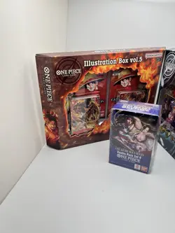 One Piece Card Game: Illustration Box Vol.5 and Vol.6 Set & One Booster Box Lot - Image 4