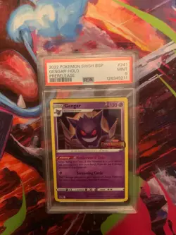 Gengar - (Prerelease) SWSH241 SWSH: Sword & Shield Promo Cards Holo psa grade 9 - Image 1