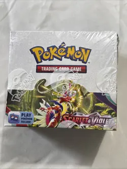 Pokemon TCG Scarlet and Violet Base Set Booster Box Factory Sealed N345 - Image 1