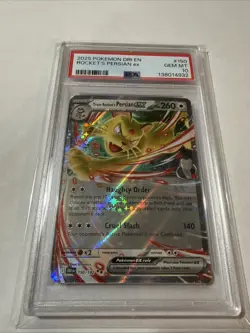 Pokemon Scarlet & Violet 2025 Destined Rivals Team Rockets Persian EX 150/182 - Image 1