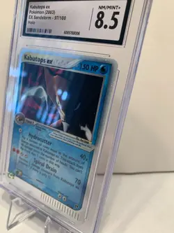 CGC 8.5 Kabutops ex 2003 EX Sandstorm 97/100 Holo Pokemon Card - Image 3