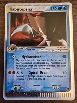 Pokemon TCG Kabutops EX 97/100 Very Lightly Played Almost NM - Image 1