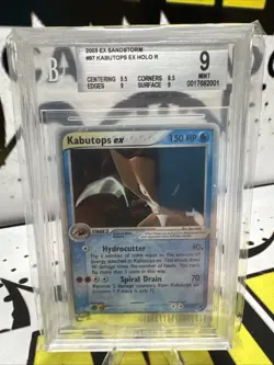 2003 Pokemon EX Sandstorm Kabutops ex 97/100 BGS 9 MINT - Image 1