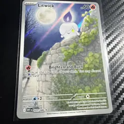 Pokemon TCG Litwick Illustration Rare Card 101/086 Sv: White Flare - Image 1