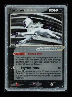 Absol ex 92/108 Ultra Rare Holo Power Keepers Pokemon Card - Image 1