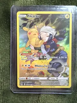 Pikachu TG05/TG30 Lost Origin Trainer Gallery Ultra Rare Pokemon Card - Image 2