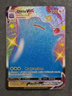 Ditto VMAX SV119/SV122 Pokemon Shiny Holo Rare Shining Fates: Shiny Vault Card N - Image 1